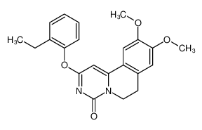 9,10-Dimethoxy-2-(2-ethylphenoxy)-6,7-dihydro-4H-pyrimido[6,1-a]isoquinolin-4-one_299157-98-5