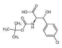 (2R,3R)-2-tert-Butoxycarbonylamino-3-(4-chloro-phenyl)-3-hydroxy-propionic acid_299179-29-6