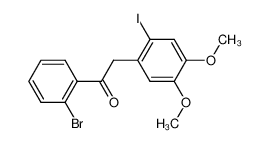 1-(2-bromophenyl)-2-(4,5-dimethoxy-2-iodophenyl)ethanone_299215-94-4