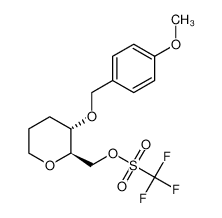 ((2R,3S)-3-((4-methoxybenzyl)oxy)tetrahydro-2H-pyran-2-yl)methyl trifluoromethanesulfonate CAS:299402-17-8 manufacturer & supplier