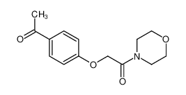 2-(4-acetylphenoxy)-1-morpholin-4-ylethanone_29942-00-5