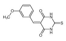 5-(3-methoxybenzylidene)thiobarbituric acid_299420-42-1