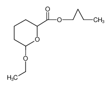 6-ethoxy-tetrahydro-pyran-2-carboxylic acid butyl ester_29943-43-9