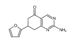 2-Amino-7-furan-2-yl-7,8-dihydro-6H-quinazolin-5-one_299442-43-6