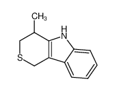 4-methyl-1,3,4,5-tetrahydro-thiopyrano[4,3-b]indole_29945-47-9