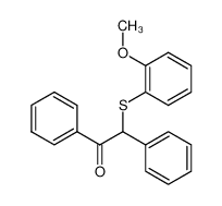 2-(o-Methoxyphenylthio)-2-phenylacetophenon_29945-61-7