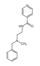 N-[2-(Benzyl-methyl-amino)-ethyl]-isonicotinamide_29950-39-8
