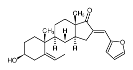 (3S,8R,9S,10R,13S,14S,E)-16-(furan-2-ylmethylene)-3-hydroxy-10,13-dimethyl-1,2,3,4,7,8,9,10,11,12,13,14,15,16-tetradecahydro-17H-cyclopenta[a]phenanthren-17-one_29951-08-4