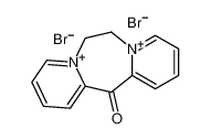 13-oxo-7,13-dihydro-6H-dipyrido[1,2-d:2',1'-g][1,4]diazepine-5,8-diium bromide_29952-05-4
