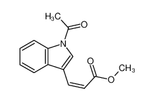 (Z)-3-(1-Acetyl-1H-indol-3-yl)-acrylic acid methyl ester_29953-76-2