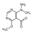 4-methoxy-6-(N-methyl-hydrazino)-5-nitro-pyrimidine_29954-19-6