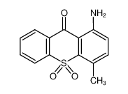 1-Amino-4-methyl-10,10-dioxo-10H-10λ6-thioxanthen-9-one_29955-73-5