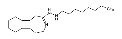N-((E)-Azacyclotridec-1-en-2-yl)-N'-octyl-hydrazine_29956-38-5