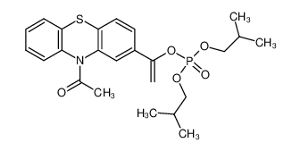 phosphoric acid 1-(10-acetyl-10H-phenothiazin-2-yl)-vinyl ester diisobutyl ester CAS:29957-77-5 manufacturer & supplier