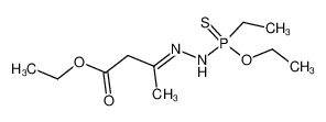 ethyl 3-(2-(ethoxy(ethyl)phosphorothioyl)hydrazineylidene)butanoate_29959-04-4