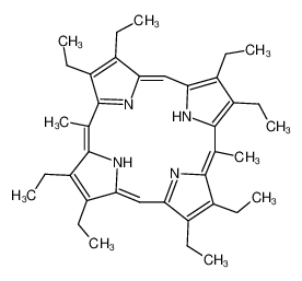 2,3,7,8,12,13,17,18-octaethyl-5,15-dimethyl-porphyrin_29975-20-0