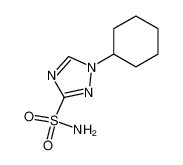 1-cyclohexyl-1H-[1,2,4]triazole-3-sulfonic acid amide_29982-51-2