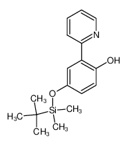 4-(tert-Butyldimethylsilyloxy)-2-pyridin-2-ylphenol_299917-49-0