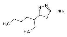5-(1-Ethylpentyl)-1,3,4-thiadiazol-2-amine_299934-91-1