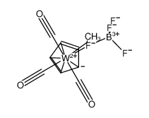 W(η5-C5H4CH2CH3)(CO)3(FBF3)_299967-03-6
