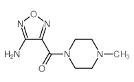 (4-amino-1,2,5-oxadiazol-3-yl)-(4-methylpiperazin-1-yl)methanone_300836-25-3