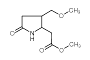 methyl 2-[3-(methoxymethyl)-5-oxopyrrolidin-2-yl]acetate_303010-19-7