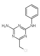 6-(chloromethyl)-2-N-phenyl-1,3,5-triazine-2,4-diamine_30355-60-3