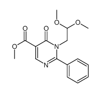 methyl 1-(2,2-dimethoxyethyl)-6-oxo-2-phenylpyrimidine-5-carboxylate_308276-58-6
