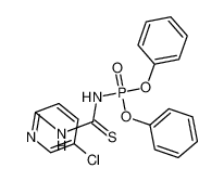 1-(5-chloropyridin-2-yl)-3-diphenoxyphosphorylthiourea_3143-66-6