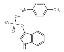 1H-indol-3-yl hydrogen phosphate,(4-methylphenyl)azanium_31699-61-3