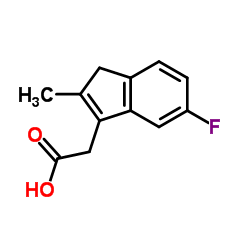 (5-Fluoro-2-methyl-1H-inden-3-yl)acetic acid_32004-66-3