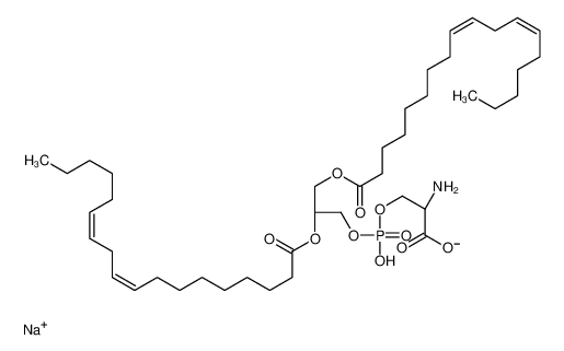 sodium,(2S)-2-azaniumyl-3-[[(2R)-2,3-bis[[(9Z,12Z)-octadeca-9,12-dienoyl]oxy]propoxy]-oxidophosphoryl]oxypropanoate_321883-39-0