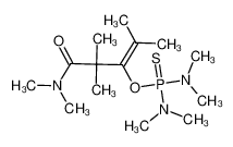 3-[bis(dimethylamino)phosphinothioyloxy]-N,N,2,2,4-pentamethylpent-3-enamide_32687-24-4