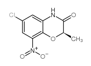 (2R)-6-chloro-2-methyl-8-nitro-4H-1,4-benzoxazin-3-one_327026-91-5