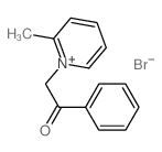 2-(2-methylpyridin-1-ium-1-yl)-1-phenylethanone,bromide_32896-98-3