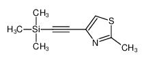 2-Methyl-4-[(trimethylsilyl)ethynyl]-1,3-thiazole_329203-85-2