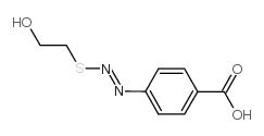 (E)-4-((2-Hydroxyethylthio)diazenyl)benzoic acid_331837-01-5