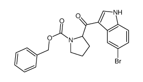 Benzyl 2-[(5-bromo-1H-indol-3-yl)carbonyl]-1-pyrrolidinecarboxyla te_331842-86-5