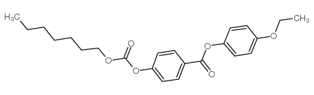 n-heptyl 4-(4'-ethoxyphenoxycarbonyl)phenyl carbonate_33924-76-4