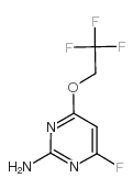 4-fluoro-6-(2,2,2-trifluoroethoxy)pyrimidin-2-amine_339369-59-4