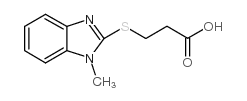3-(1-methylbenzimidazol-2-yl)sulfanylpropanoic acid_342013-63-2