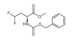 (s)-2-benzyloxycarbonylamino-4,4-difluoro-butyric acid methyl ester_342612-83-3