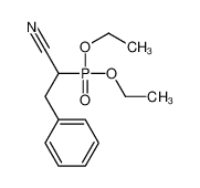 2-diethoxyphosphoryl-3-phenylpropanenitrile_34491-79-7