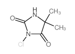 3-chloro-5,5-dimethylimidazolidine-2,4-dione_34979-51-6