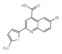 6-bromo-2-(5-methylthiophen-2-yl)quinoline-4-carboxylic acid_350998-05-9