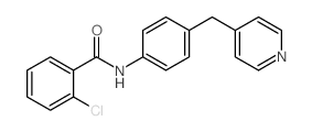 2-chloro-N-[4-(pyridin-4-ylmethyl)phenyl]benzamide_352666-30-9