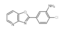 2-Chloro-5-oxazolo[4,5-b]pyridin-2-yl-phenylamine_354561-70-9