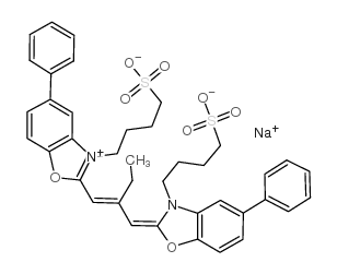 3,3'-bis(4-sulfobutyl)-5,5'-diphenyl-9-ethyloxacarbocyanine betaine sodium salt_35501-76-9