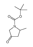 2-Methyl-4-oxo-1-pyrrolidinecarboxylic acid tert-butyl ester_362706-25-0