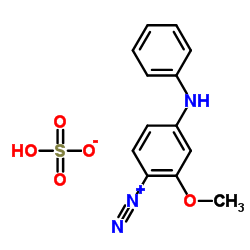 Benzenediazonium,2-methoxy-4-(phenylamino)-,sulfate(1;1)_36305-05-2